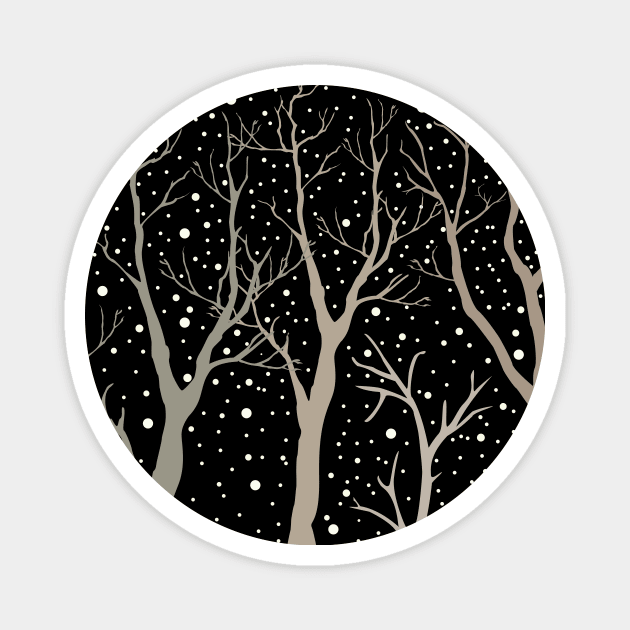 Trees Magnet by Kristina Stellar Scandinavian Land